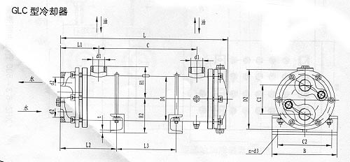 GLC2-3列管式冷卻器