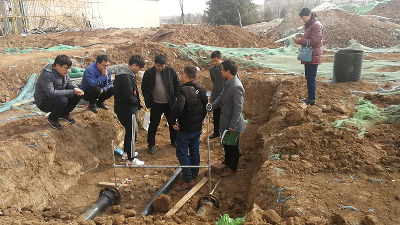 西安監(jiān)獄現(xiàn)場(chǎng)管材管件連接講解